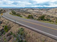 Utah's High Position Road: A Top-Down Perspective