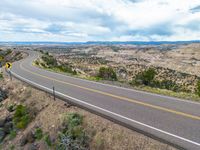 Utah's High Position Road: A Top-Down Perspective