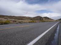 Utah Highland Road Through Mountain Desert