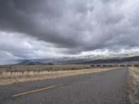 Utah Highland Road Mountain Landscape 002