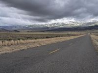 Utah Highland Road Mountain Landscape 005