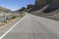 Utah Highway Cuts Through Desert 002