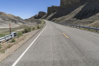 Utah Highway Cuts Through Desert 003