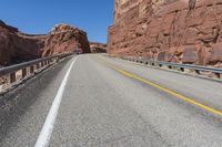 Utah Highway Through the Beautiful Canyonlands Landscape