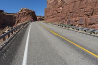 Utah Highway Through the Beautiful Canyonlands Landscape