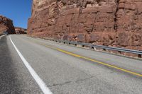 Utah Highway Through the Beautiful Canyonlands Landscape