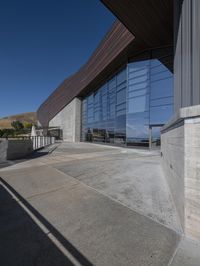 Utah Home: A Concrete Facade with Glass Walls