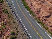 Utah Landscape: Aerial View from a High Position