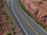 Utah Landscape: Aerial View from a High Position