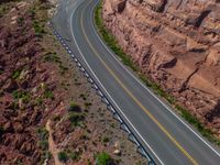 Utah Landscape: Aerial View from a High Position