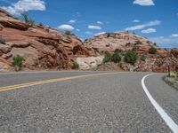 Utah Landscape: Asphaly Road Amidst Natural Beauty