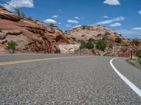 Utah Landscape: Asphaly Road Amidst Natural Beauty