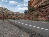 Utah Landscape: Asphalt Road and Breathtaking Nature