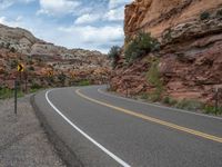 Utah Landscape: Asphalt Road and Breathtaking Nature