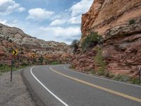 Utah Landscape: Asphalt Road and Breathtaking Nature