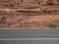 Utah Landscape: Asphalt Road Profile in Nature