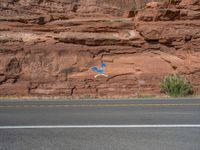 Utah Landscape: Asphalt Road Profile in Nature