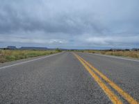 Utah Landscape: Asphalt Road on a Sunny Day