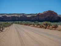 Utah Landscape: Clear Sky and Gravel Roads