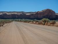 Utah Landscape: Clear Sky and Gravel Roads