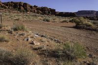 Utah Landscape: Clear Skies and Majestic Mountains