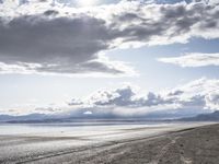 Utah Landscape: Clouds Over a Road with Asphalt