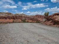 Utah Landscape: Dirt Road and Clear Skies