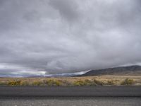 Utah Landscape: A Dramatic Scene with Clouds and Grey Sky