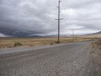 Utah Landscape: Endless Road on Dirt