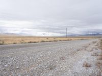 Utah Landscape: Endless Road on Dirt