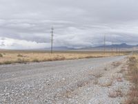 Utah Landscape: Endless Road on Dirt