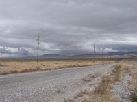 Utah Landscape: Endless Road on Dirt