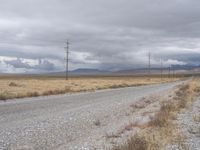 Utah Landscape: Endless Road on Dirt