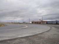 Utah Landscape: Endless Road Under a Grey Sky