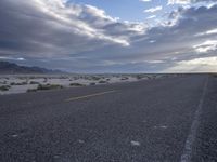 Utah Landscape: An Endless Road with Majestic Mountains