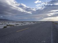 Utah Landscape: An Endless Road with Majestic Mountains