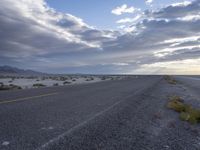 Utah Landscape: An Endless Road with Majestic Mountains