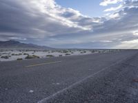 Utah Landscape: An Endless Road with Majestic Mountains