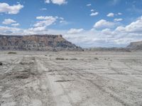 Utah Landscape: Factory Butte and the Gravel Surface