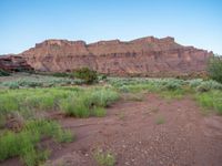 Utah Landscape: Fisher Towers Against a Clear Sky