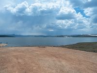 Utah Landscape: A Lake under a Clear Sky