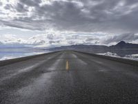 Utah Landscape: Mountains, Lakes, and Clouds