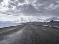 Utah Landscape: Mountains, Lakes, and Clouds