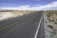 Utah Landscape: Mountain Road Through the Desert