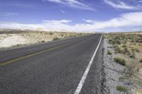 Utah Landscape: Mountain Road Through the Desert