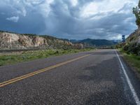 Utah Landscape: A Scenic Mountain Road