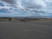 Utah Landscape: Open Space and Asphalt Roads