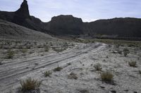 Utah Landscape: Red Rocks and Mountain Range