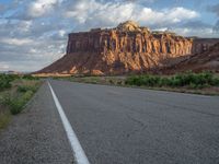 Utah Landscape: Road at the Break of Dawn