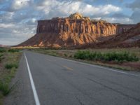 Utah Landscape: Road at the Break of Dawn